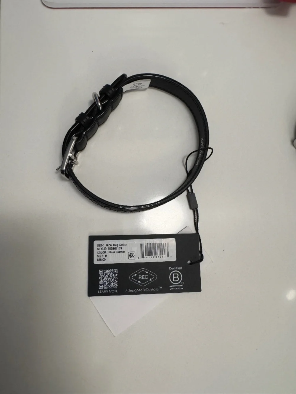 MZ Wallace Small Black Dog Collar-NWT